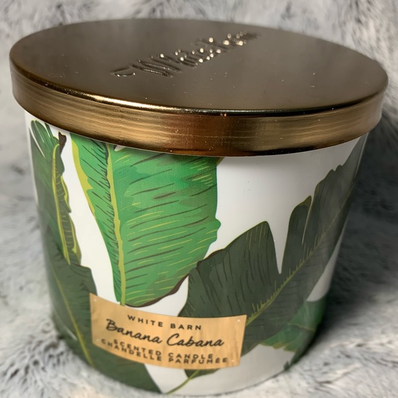 Banana Cabana 3-Wick Candle from Bath & Body Works (2019) BBW - Picture 1 of 3